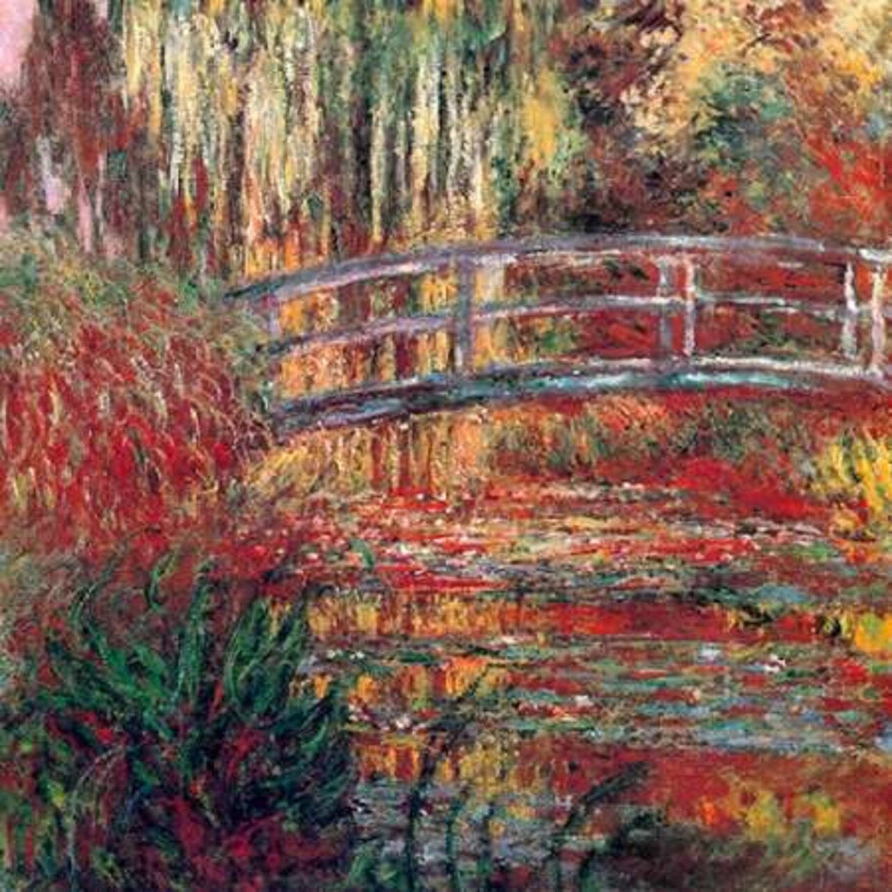 Water Garden And Japanese Footbridge 1900 Poster Print by Claude Monet - Item # VARPDX373861